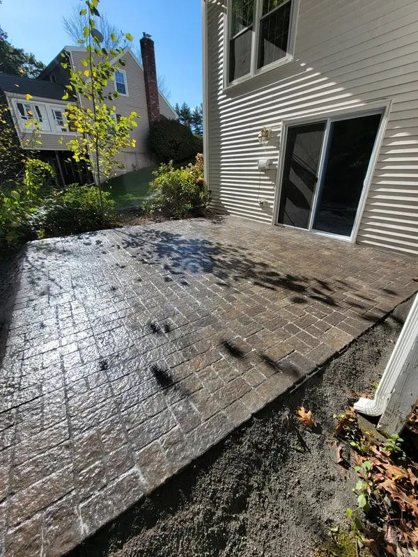 exterior brick porch